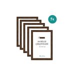 AS TİCARET A4 Çerçeve 1. Sınıf 22mm 5'li Paket (renk:kahverengi)