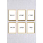 AS TİCARET Gold Çerçeve Seti 6 Adet (a4 )21x30