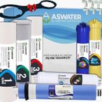 As Water Açık Kasa Su Arıtma Cihazı 7 Aşamalı 7'Li Filtresi Seti Mineral Alkali