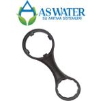As Water Filtre Kabı ve Membran Kabı Açma Anahtarı Su Arıtma Aksesuarı Uzun Ömürlü Kullanım İçin