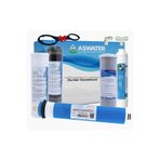 As Water Ihlas Aura Cebilon Compact Açık Kasa Su Arıtma 5'li Lüx 10" Filtre Seti 75 GPD Vontron Membranlı