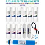 As Water İhlas Aura Cebilon - Plus - Silver - Platinum - Uyumlu 2 Yıllık Elite Serisi Filtre Seti Vontron Membranlı