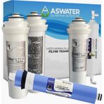 As Water Ihlas Aura Cebilon Unique Dijital Su Arıtma Cihazı Uyumlu 5'Li Tak Çevir Filtre Seti