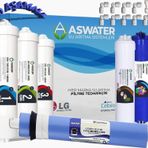 As Water Kapalı Kasa Cihazlar Ile Uyumlu Su Arıtma Cihazı Filtresi Aw 6'Lı Filtre Seti Mineral Filtre