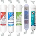 As Water Kapalı Kasa Su Arıtma Cihazı 5 'Li Inline Filtresi Seti Aşamalı ( Membransız Set )