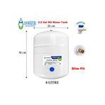 As Water Su Arıtma Cihazı Çelik Su Tankı 2.2 Galon 8lt Tank