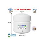 As Water Su Arıtma Cihazı Su Tankı 3.2 Galon 12 Lt. Litre Tank Vanası Ve Teflon Bant Hediyeli