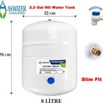 As Water Su Arıtma Cihazı Su Tankı Aw 2.2 Galon 8Lt Litre