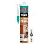 As606 Silikonize Akrilik Mastik 500Gr Gri Renk (2 Adet)