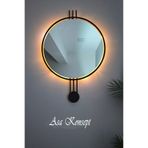 ASA KONSEPT Led Li Amedi Ayna XL 60x85 Cm Dekoratif Hol Koridor Duvar Salon Makyaj Aynası