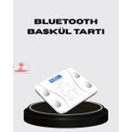 Asa Store Akıllı Dijital Baskül – Bluetooth Bağlantılı, 8 Ölçüm Verili, Akıllı Vücut Analiz Tartısı