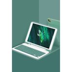 Asa Store Ipad Pro 11 (2022) Kılıf KC01 Smart Klavyeli Tablet Kılıfı - Koyu Yeşil