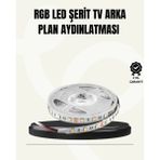 Asa Store Tv Arkası LED Şerit Işık Otomatik Açma Kapama Özellikli 2mt