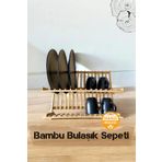 Asaf Atelier El Yapımı | Bambu | Katlanabilir Tabaklık & Bulaşıklık