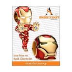 asaf iron man ve kask charm set
