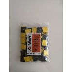 Asafe 20X20 Yapışkan Kroşe PK011001 (100 Adet) - Siyah