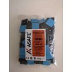 Asafe 28X28 Yapışkan Kroşe EK031003 (100 Adet) - Siyah