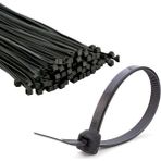 Asafe Kablo Bağı 3,6 x 250 mm 100'lü - Siyah