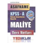 ASAFNAME - MALIYE DERS NOTLARI - ALTUĞ M. KÖKTAŞ