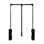 Aşağı Dolap RailPull Down Dolap Çubuğu, Ağır Hizmet Tipi Dolap Çekme Çubukları Askısı, 33 Lbs Yük Kapasitesi, Alüminyum Alaşımlı Ayarlanabilir 21,65-49,21 İnç Asılı Giysiler için (Siyah, 930-1250mm)