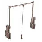 Aşağı Gardırop RailCloset Çekme Çubukları Askı, Gardırop Kaldırma Katlanabilir Dolap Çubuğu Geri Çekilebilir Dolap Giyim Rayı Kaldırılabilir Elbise Askısı 33 lb Yük Kapasitesi, Ayarlanabilir Genişlik
