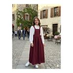 ASALEA Kız Çocuk Askılı Uzun Elbise – Jile Model, Retro ve Şık Kombin ( ilki , Elbise & Gömlek )
