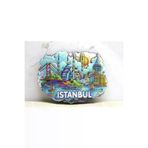 ascent store Esk-ALK4361 Ahşap İstanbul Temalı Magnet Alk4361
