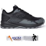 Ascim Outdoor Spor Trekking Ayakkabısı Unisex – Hafif, Nefes Alabilir, Kaymaz Kauçuk Taban - Siyah