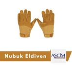 Ascim Unisex Outdoor Nubuk Eldiven Su Geçirmez Orta Kalınlıkta Kahverengi Konforlu Kullanım - XL
