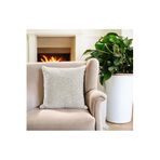 Asdiva Labirent Desenli Açık Gri Dokuma Kırlent Kılıfı 43X43 Cm