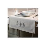 Asdiva Nakışlı, Yılbaşı Konsepti Ağaç Desen 45X140 Dekoratif Runner