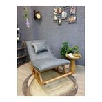 Asedia Mobilya Asedia Miskin Naturel Sofa Gri Sallanan Sandalye Dinlenme Emzirme Baba Tv Okuma Uzanma Koltuğu Berjer