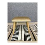 Asedia Trend Naturel Bal Kopugu Ahsap Ayak Uzatma Pufu Makyaj Koltugu Bench Tabure