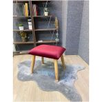 Asedia Trend Naturel Bordo Ahsap Ayak Uzatma Pufu Makyaj Koltugu Bench Tabure