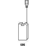Asein Karbon fırçalar 0638 Flex zımpara makinesi LG1707 FR için - 6,3 x 8 x 15 mm - 0,25 x 0,31 x 0,59 inç - yaylı, kablo ve fiş - 294853, K49FG & K68 orijinal parçalar için yedek