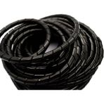 Asel 8mm Kablo Sargı Spirali Siyah(25 Metre)