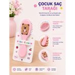 Asel Aksesuar Sevimli 3D Figürlü Yumuşak Uçlu Ergonomik Çocuk Saç Tarağı Fırçası Farklı Seçenekli - SET 6