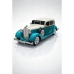 Asel Aksesuarcı Klasik Araba Müzik Kutusu Dekoratif Nostaljik Araba Modeli USB Şarjlı Bluetooth Hoparlör Vintage Araba Müzik Kutusu Ev Ofis Dekoru - Yeşil