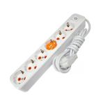 Asel Asl-200 0214 6'lı 2 Metre Grup Anahtarlı Priz