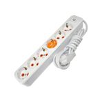Asel Asl-200 0214 6'lı 2 Metre Grup Anahtarlı Priz