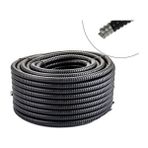 Asel Izoleli Çelik Spiral Boru 21 mm / 50 Mt - Siyah