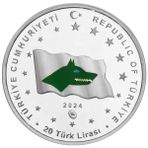 Aselin Dünyası Göktürk Imparatorluğu Türk Devletleri Serisi No: 5 Hatıra Parası Koleksíyon