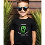 Aselinda Minecraft Çocuk T-Shirt - Siyah - 12 Yaş