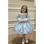 AseLKidsBoutique SATEN ELBİSE RAHAT FİYONKLU