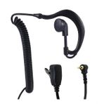 Aselsan PM665 Uyumlu Kancalı Telsiz Kulaklık Siyah – Mikrofonlu PTT 2.5Mm Cobra MT655 MT690 MT975 PM865 Uyumlu