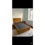 Asena Mobilya Baza Başlık ve Baza Kenarı Kılıfı - Hardal - 140 x 200 cm