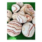 Asenya Sarı Renk Dolomit Taş 25 Kg 6-10 Cm Sarı Çizgili Bahçe Taşı Dekoratif Taş Peyzaj Taşı Saksı Dibi Taş