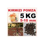 Asenya Tarım Pomzası 5-10 Mm 5 Kg Kırmızı Pomza Cüruf Lav Taşı Ponza