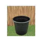 Asenya Üretim Saksısı 2 Adet 12 Lt 26X26 Cm Plastik Saksı Siyah Üretim Saksı Bitki Saksısı