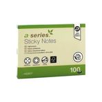 Aseries 100x75 mm 100 Yaprak Sarı Yapışkanlı Not Kağıdı